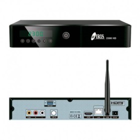 IRIS 2300 HD - Receptor SAT (S2), FULL HD, H.265, Wifi integrado