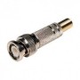 Conector BNC macho para soldar RG59