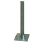 Soporte de suelo para antenas de 125cm,850x60mm, placa 250x250mm