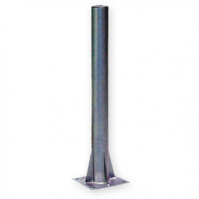 Soporte de suelo Reforzado para antenas de 135cms. 850x70mm, placa 250x250mm