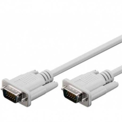 Cable monitor VGA macho de 15 pins HD de 2mts