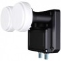 Lnb Twin (2 Receptores), Monoblock 6º (Astra 19.2 - Hot Bird 13), 50-62dB, 0,1dB ruido