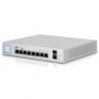 Switch gestionable de x8 puertos Gb POE 150W y x2 SFP. Para sobremesa