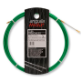 Guía pasa cables 12 metros y 3mm. Fibra de Vidrio + Nylon (reforzada). Color verde