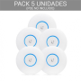 PACK 5 AP AC 2.4/5Ghz, 20dBm, x2 antenas de 3dBi, 2x2 MIMO. No incluye POE