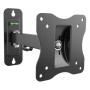 Soporte TV de pared 10-23", hasta 15kg, Giro 90º, distancia pared 67-365mm