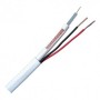 Cable coaxial combi RG-59+2 alimentación, 9mm. Bobina de 100 metros