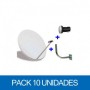 Kit de antena K60C10 + LNB SCH500 + 53034. Precio por unidad. En embalaje de 10 unidades