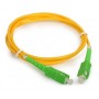 Latiguillo de fibra SC/APC - SC/APC 3mm, G657A2 monomodo, 2mts,color amarillo