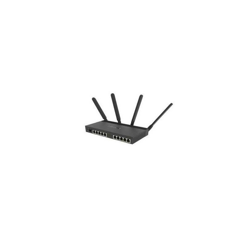 1 Dbm Router Routerboard WIFI 2.4Ghz, 33dBm, 4 Núcleos, 1.4GHz,1Gb RAM, x10 Gb, x1 ...
