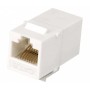 Adaptador CAT6 UTP Hembra - Hembra, blanco