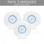 PACK 3 AP AC 2.4/5Ghz, 22dBm, x3 antenas de 3dBi, 3x3 MIMO. El pack no incluye POE