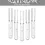 PACK 5 AP AC 2.4/5Ghz, MESH, 20dBm, x2 antenas 4dBi (intercambiables), 2x2 MIMO. El pack no incluye POE