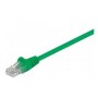 Latiguillo Cat 5e UTP 0,25mts, color verde