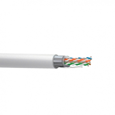 Cable CAT5e FTP, Cobre, CPR-FCA, Polietileno (exterior), blanco. Bobina 305mts