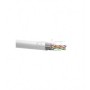 Cable CAT6 FTP, Cobre, LSZH, CPR-DCA, blanco. Bobina 305mts