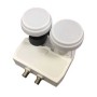 Lnb Twin (2 Receptores), Monoblock 6º (Astra 19.2 - Hot Bird 13), 0,1dB ruido