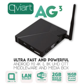 Receptor Android IPTV, 4K, H.265. Wifi integrado 2.4/5Ghz