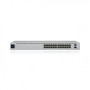 UniFi Switch 24 puertos GIGABIT (x16 POE+), 95W, 48V 802.3af/at y 2 puertos SFP fibra. RACK