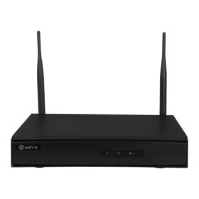 NVR IP hasta 8 canales, 4Mpx, 50Mbps, 1 HDD, Wifi