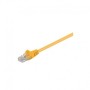 Latiguillo Cat 5e UTP 2mts, color amarillo