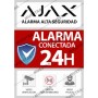 Cartel AJAX genérico de PVC exterior, DIN A4 (210x297mm)