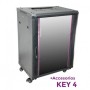 Rack de pared/suelo  19", 18U, F600 / AN 600 / AL 905mm + ACCESORIOS. DESMONTADO