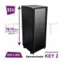 Rack de suelo de 19",32U, F800 / AN 600 / AL 1610mm, carga 800kg, Con Accesoriosorios. Desmontado