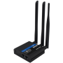 Router 4G Wifi  (2,4Ghz) 150mbps, x1 puerto WAN 10/100, x1 10/100 puerto LAN y x3 antenas (3dBi). Industrial