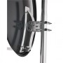 Antena parabólica Gama Alta de 79x71cms, 37,10dB, Acero galvanizado. Embalaje individual. Antracita