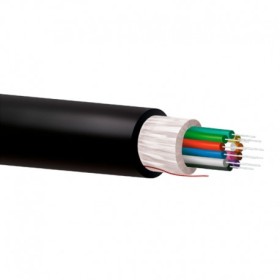 Cable 24F G657A2, monomodo, ajustada, CPR-B2CA, LSZH, para exterior (PE negro). Bobina 2000mts/Corte