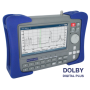 Medidor de campo profesional DVB-T/T2, DVB-S/S2 (También multistream) y DVB-C para señales SD y HD (MPEG2, MPEG4, HEVC)