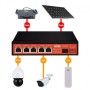 Switch de 5 puertos Gigabit POE 120W, x1 SFP. Sobremesa