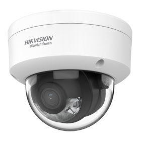 Cámara IP domo, 4MPx, Led blanco 30mts ColorVu, 2.8mm, H.265+, M.D. 2.0, PoE802.3af, IP67