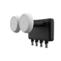 Lnb Quad (4 Receptores), Monoblock 6º (Astra 19.2 - Hot Bird 13), 58-68dB, 0,1dB ruido