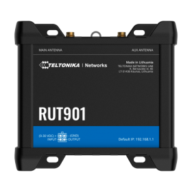 Router 4G Industrial 2,4Ghz x4 10/100, Dual SIM 4G (LTE) Cat 4 hasta 150Mbpsm 1x Entrada + 1x Salida Digital