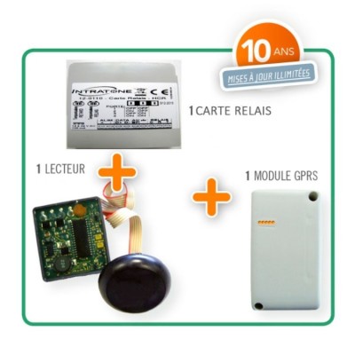 Kit de control de accesos GPRS Entrabo con lector de proximidad Mifare. 06-0132-SP