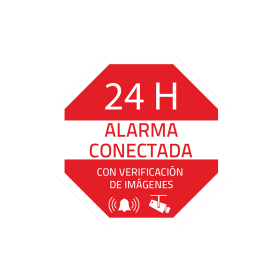 Pegatina ALARMA 24H