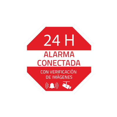 Pegatina ALARMA 24H