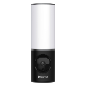 Cámara IP Wifi lámpara 4Mpx, IR 10mts, luz blanca 700lm, 2mm, H.265. IP65