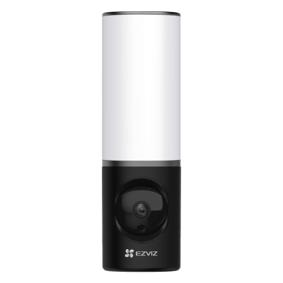 Cámara IP Wifi lámpara 4Mpx, IR 10mts, luz blanca 700lm, 2mm, H.265. IP65