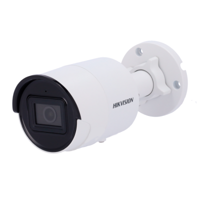 Cámara IP bullet, 4MPx, Dark Fighter, IR 40mts, 2.8mm, H.265+, PoE802.3af.  IP67, Motion Detection 2.0 de humanos y v