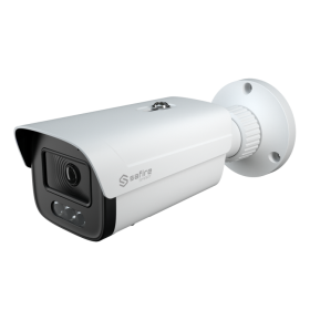 Cámara IP bullet, 4MPx, IR 40mts, 2.8-12mm, H.265+, PoE802.3af.  IP67. Audio