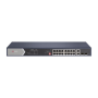 Switch de 16 puertos 10/100/1000 POE 230W (4x Hi-POE 90W) + x2 UPLINK 10/100/1000 + x2 SFP,. Hasta 300metros