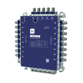 Multiswitch de 5 x16 en estrella/final de cascada. 5 entradas (4 SAT + 1 TER), 16 salidas usuario.