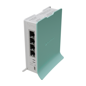 Routerboard WIFI 6 2.4Ghz, 22dBm, 800Mhz, 256Mb RAM, x4 puertos Gb, 4.3dBi, Level 4 RouterOS (v7)
