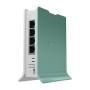 Routerboard WIFI 6 2.4Ghz, 22dBm, 800Mhz, 256Mb RAM, x4 puertos Gb, 4.3dBi, Level 4 RouterOS (v7)