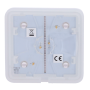 Panel táctil para interruptor Lightcore simple o conmutable. LightSwitch SoloButton White. AJAX