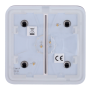 Panel táctil para interruptor Lightcore doble. LightSwitch SoloButton Black. AJAX