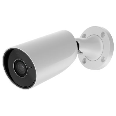 Cámara IP Bullet, 8Mpx, IR 35mts, Lente 2.8mm, H.265, PoE802.3at. IA. Audio. MicroSD. IP65